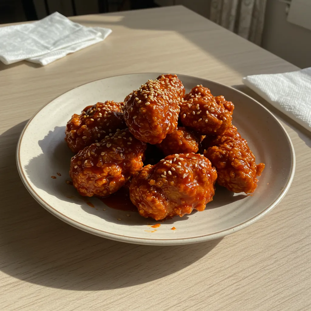 Spicy Gochujang Chicken: A Korean Fire and Flavor Explosion
